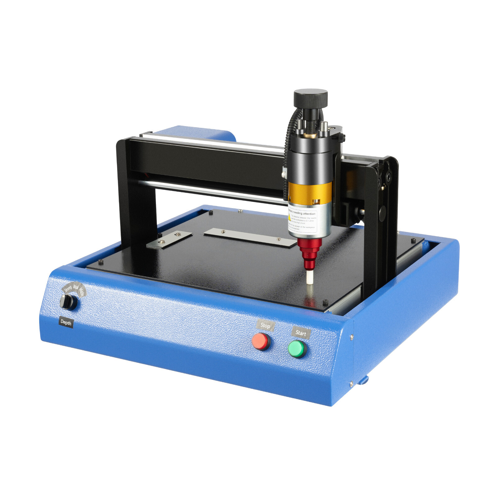 400W Electric Metal Marking Engraving Machine for Steel Plate Dog Tag Nameplate