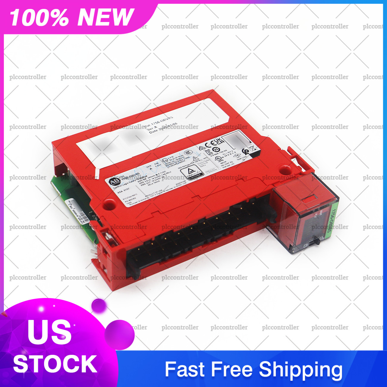 Allen Bradley 1756-OBV8S ControlLogix 8 Pts Safety Output Module New 1756OBV8S