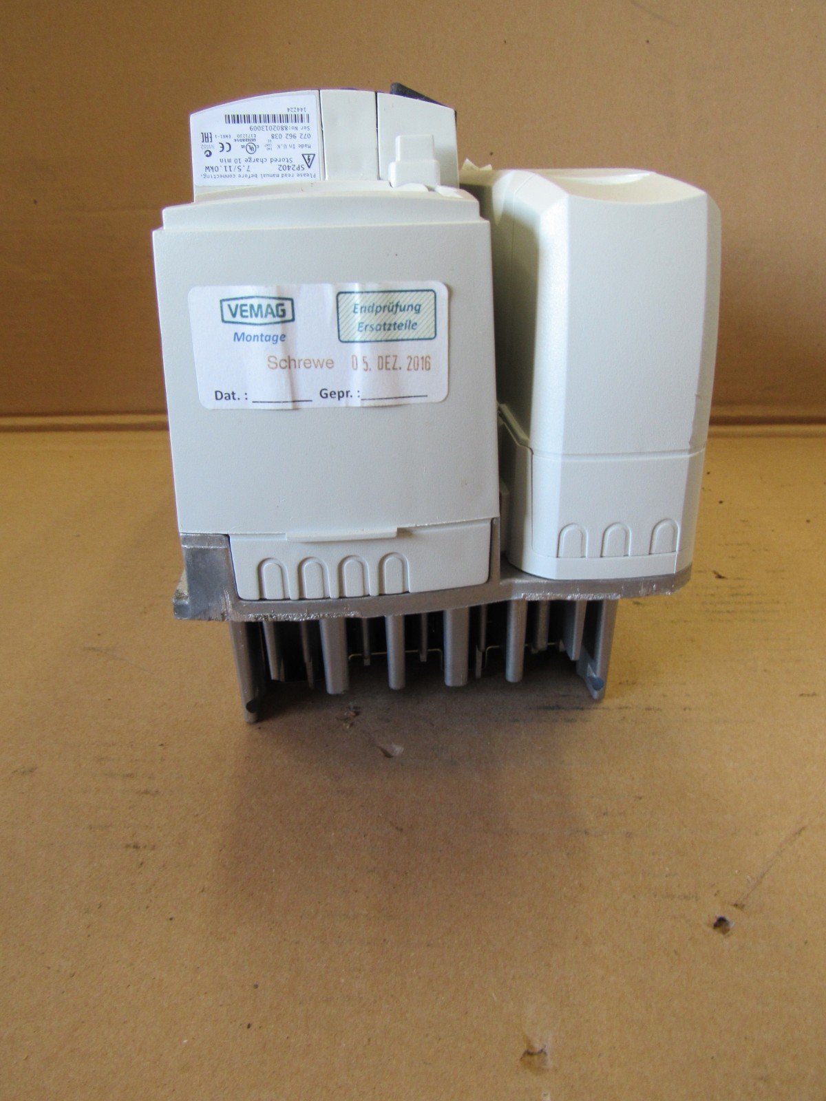 VEMAG SP2402 INVERTER DRIVE 7.5/11KW 380/480V 16.5/21.0A XLNT TAKEOUT!!