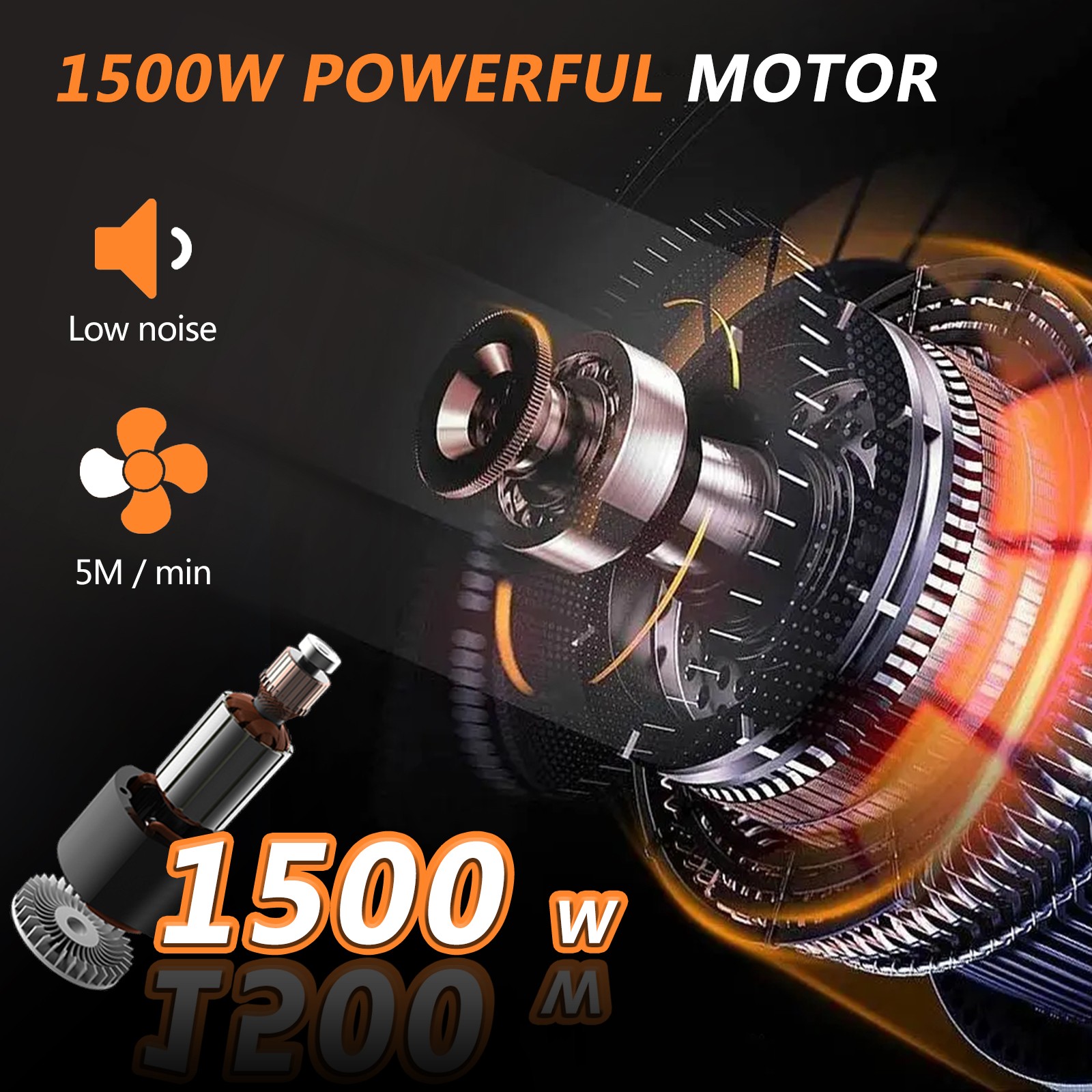 3 in 1 Portable Electric Hoist Winch 1100lbs Wired/Wireless Remote Control Crane