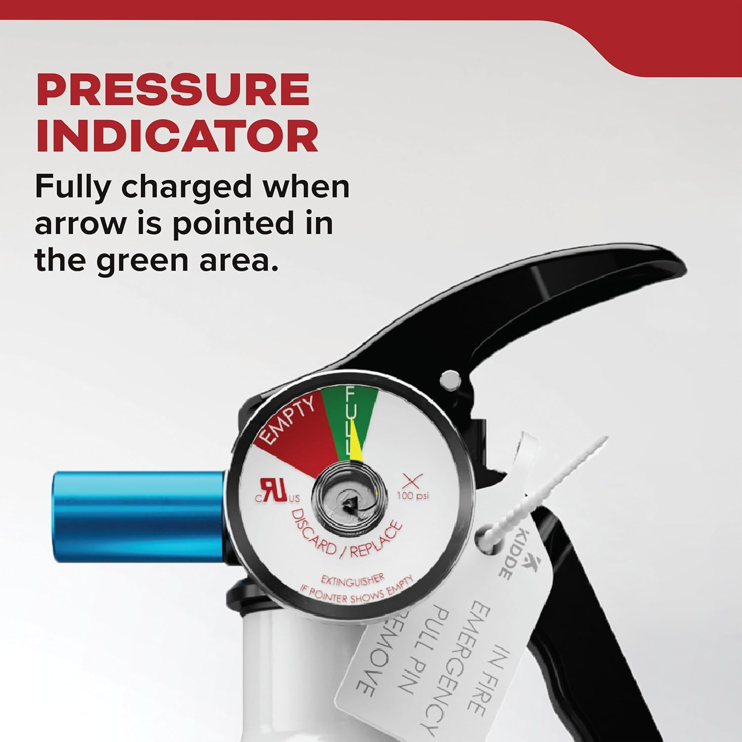 Fire Extinguisher for Vehicles, Cars, Trucks, Single-Use 5BC