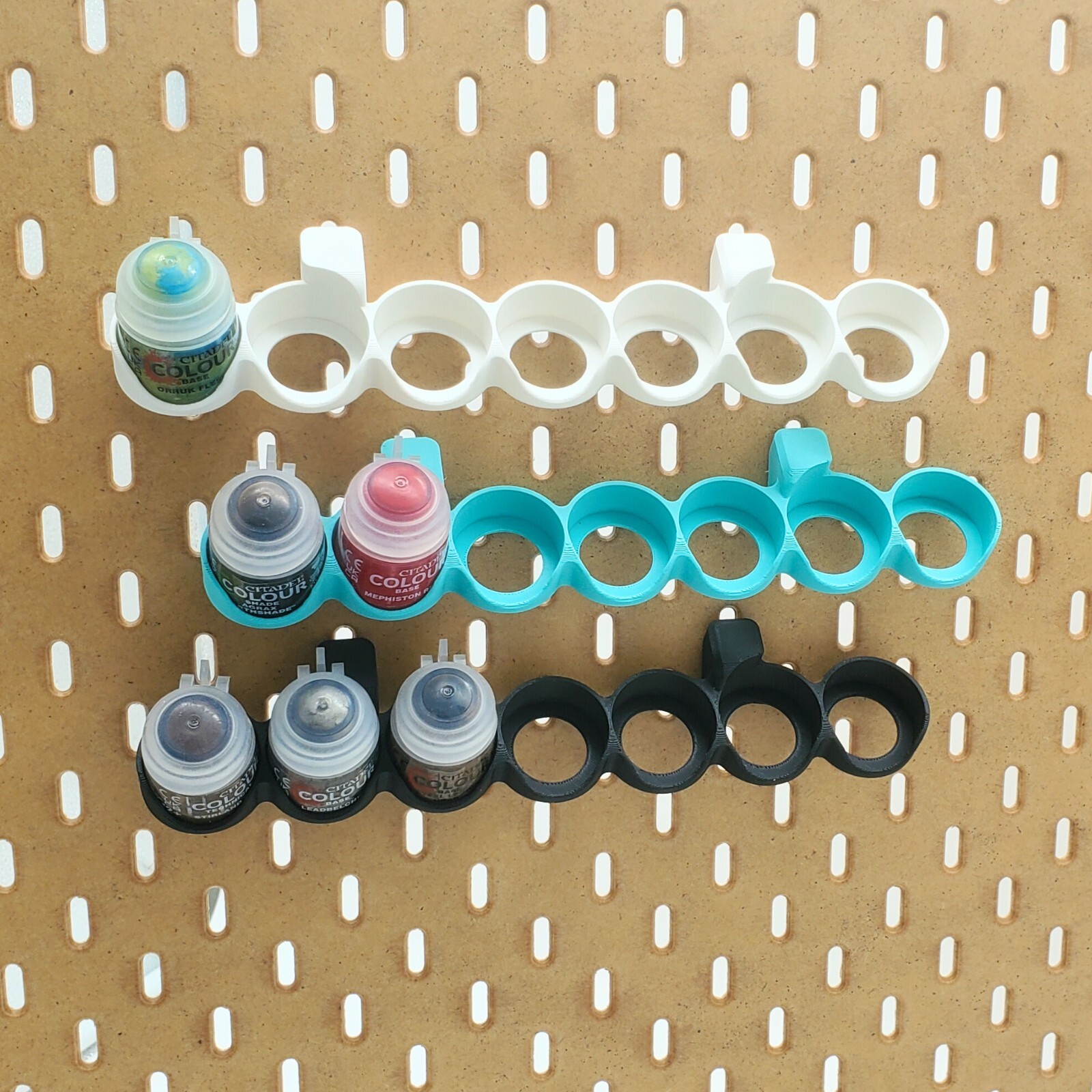 Just Hanging, Citadel Paint Pot Holder Miniature, IKEA SKADIS Pegboard Accessory