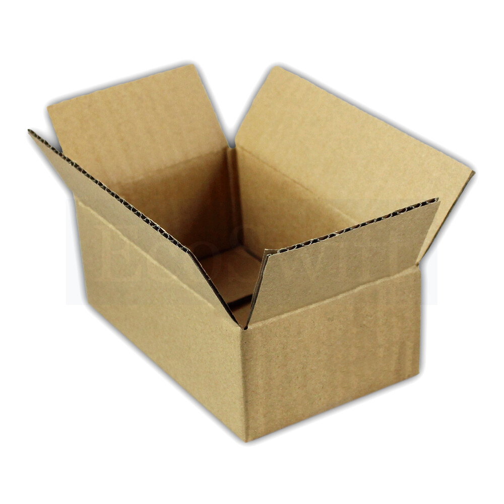 1-100 8x6x5 “EcoSwift” Cardboard Packing Mailing Shipping Corrugated Box Cartons
