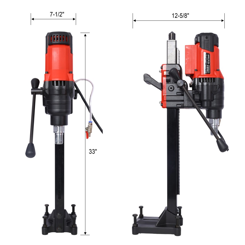 Diamond Core Drilling Machine, Wet & Dry Concrete Core Drill, 700RPM