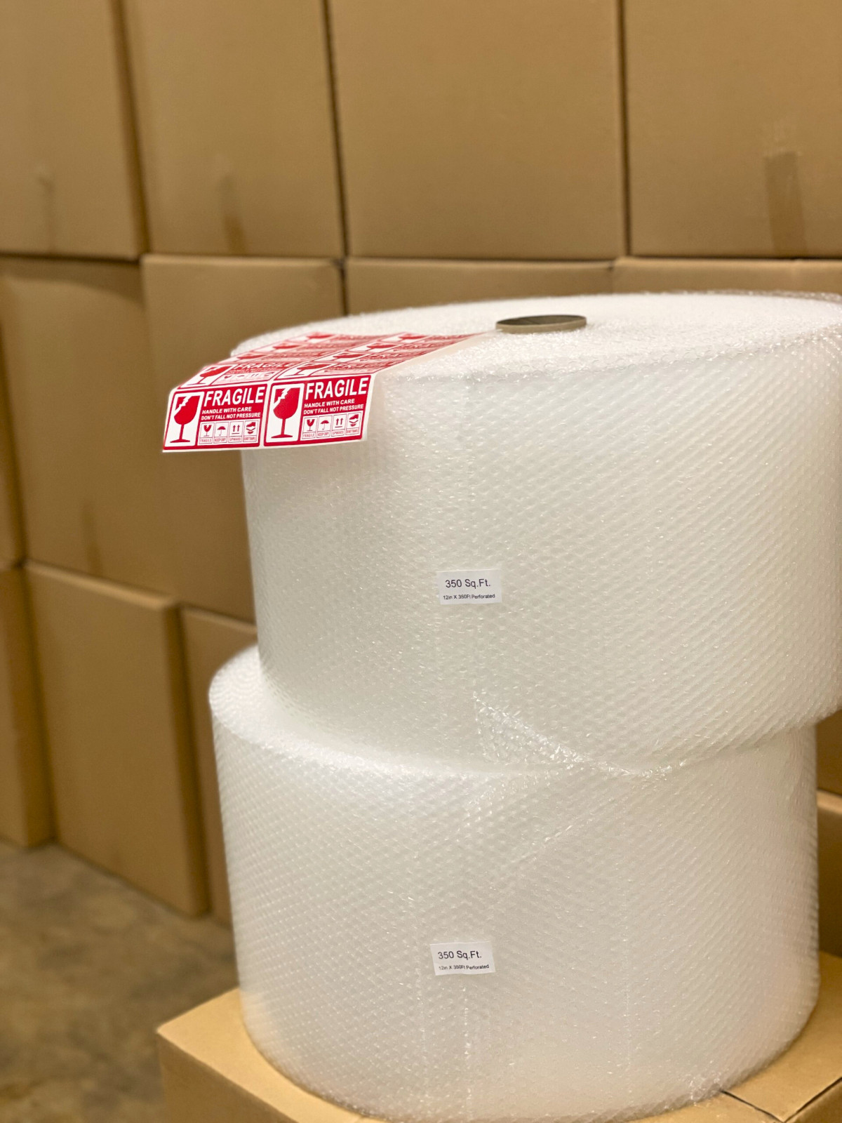 Small Bubble Cushioning Wrap Padding Roll 700’x 12″ Wide Perf 12″ 700FT