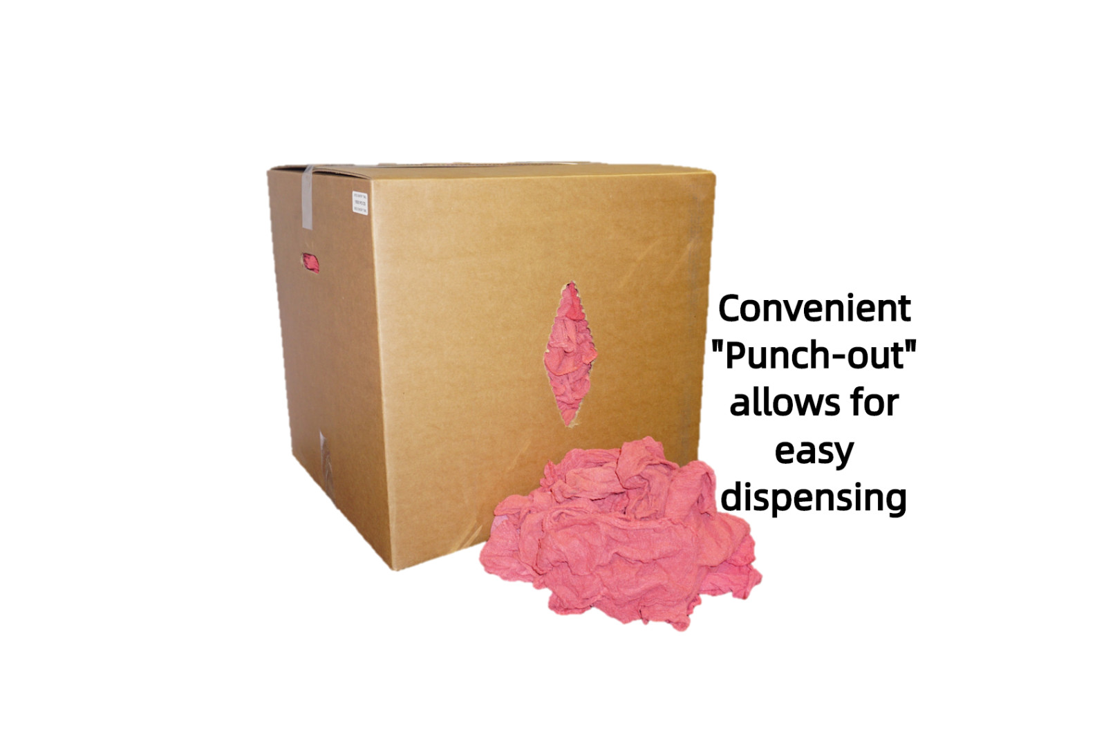 1000 New Industrial Shop Rags Cleaning Towels Red Large 12×14 Towel B-Grade