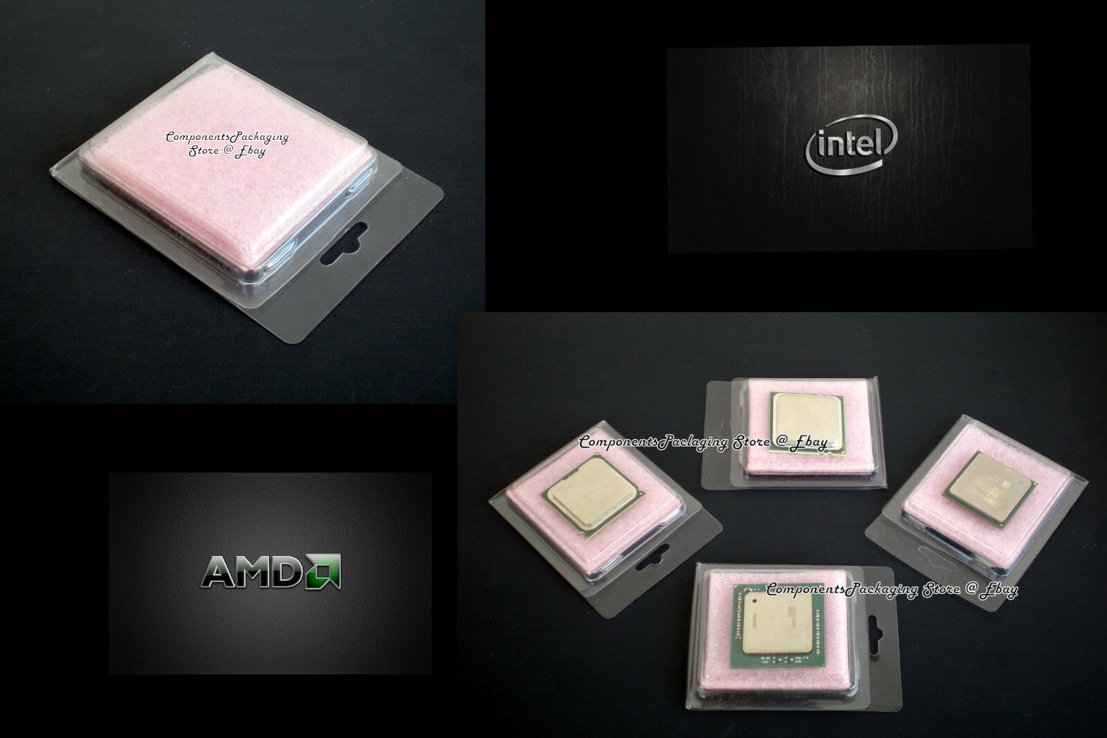 Intel LGA1700 Processor Packaging Case for 12th Gen CPU – Lot of 10 25 40 80 250
