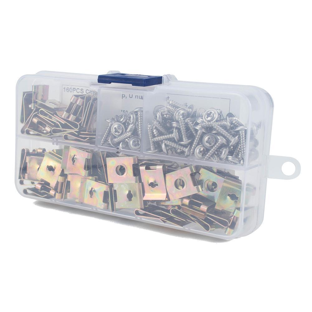 Car Speed Fasteners U Nuts Self Tapping Screw Spire U Clips Interior Trim Panels