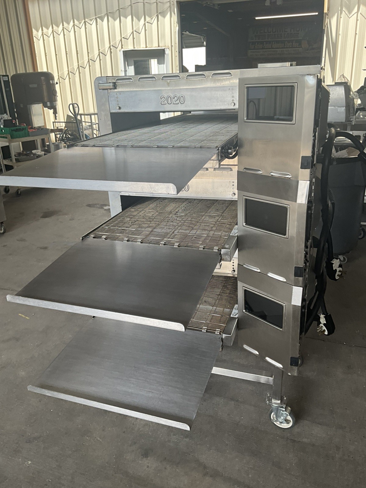 2025 TurboChef HHC2020 High Speed Conveyor Triple Stack Pizza Oven with stand