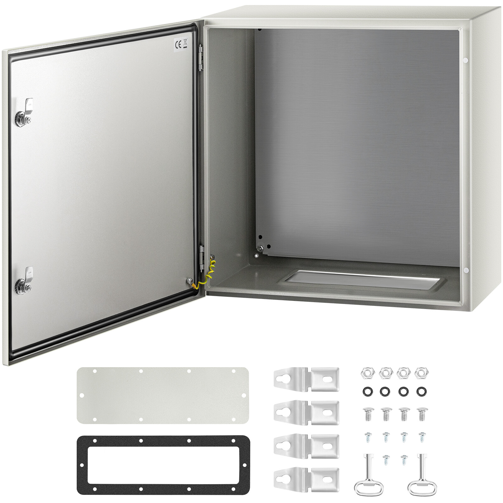 VEVOR Steel Electrical Box Electrical Enclosure Box 24x24x12” Carbon Steel IP65