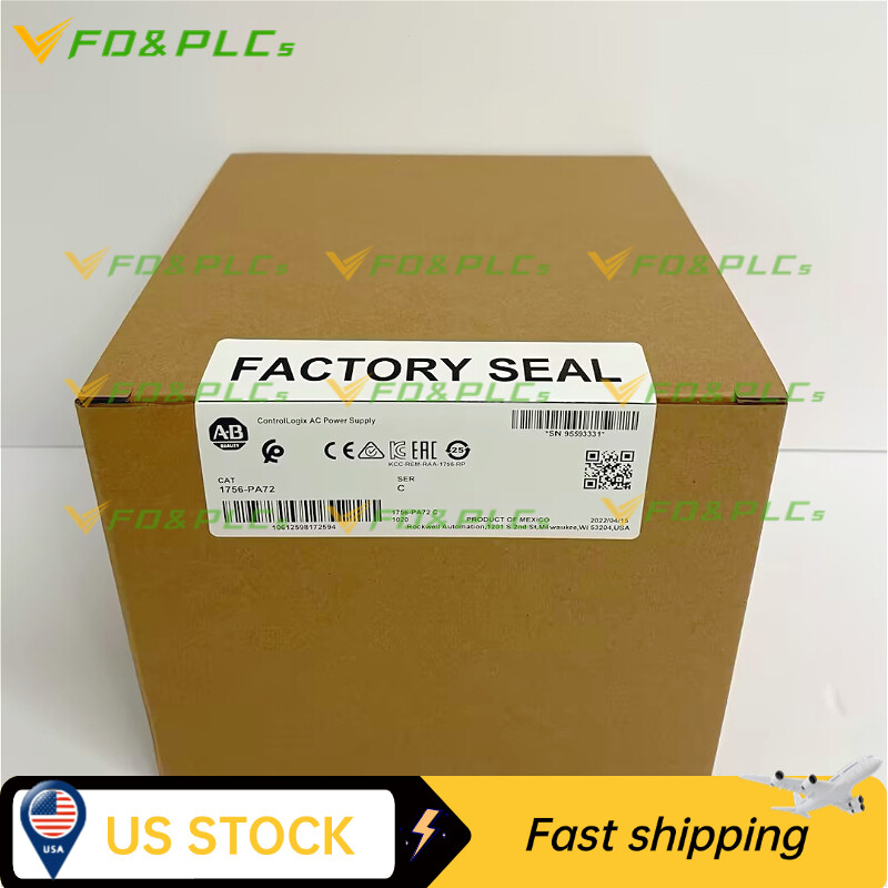 AB PLC ControlLogix 1756-PA72 AC Power Supply Module