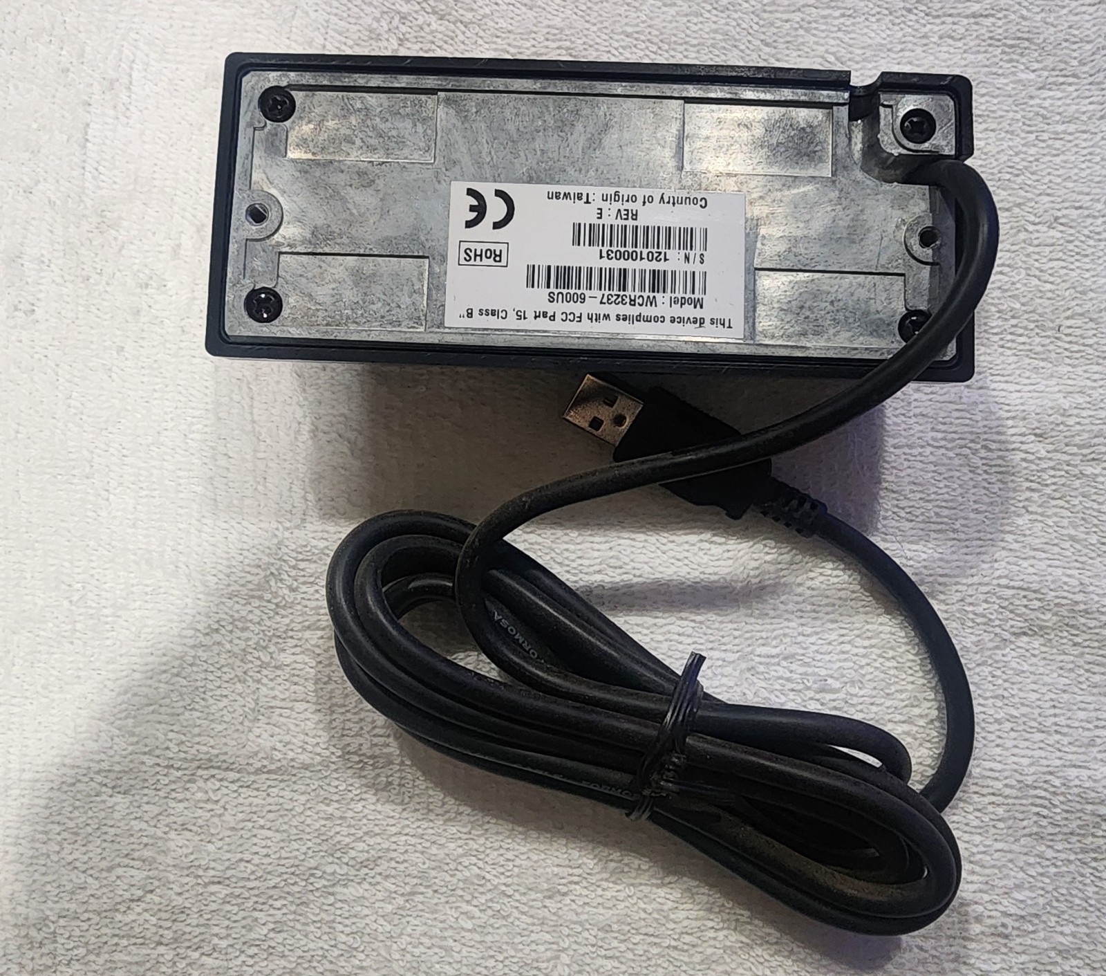 ID Tech Omni WCR3237-600US Heavy Duty Slot Reader for Barcodes and MagStripes