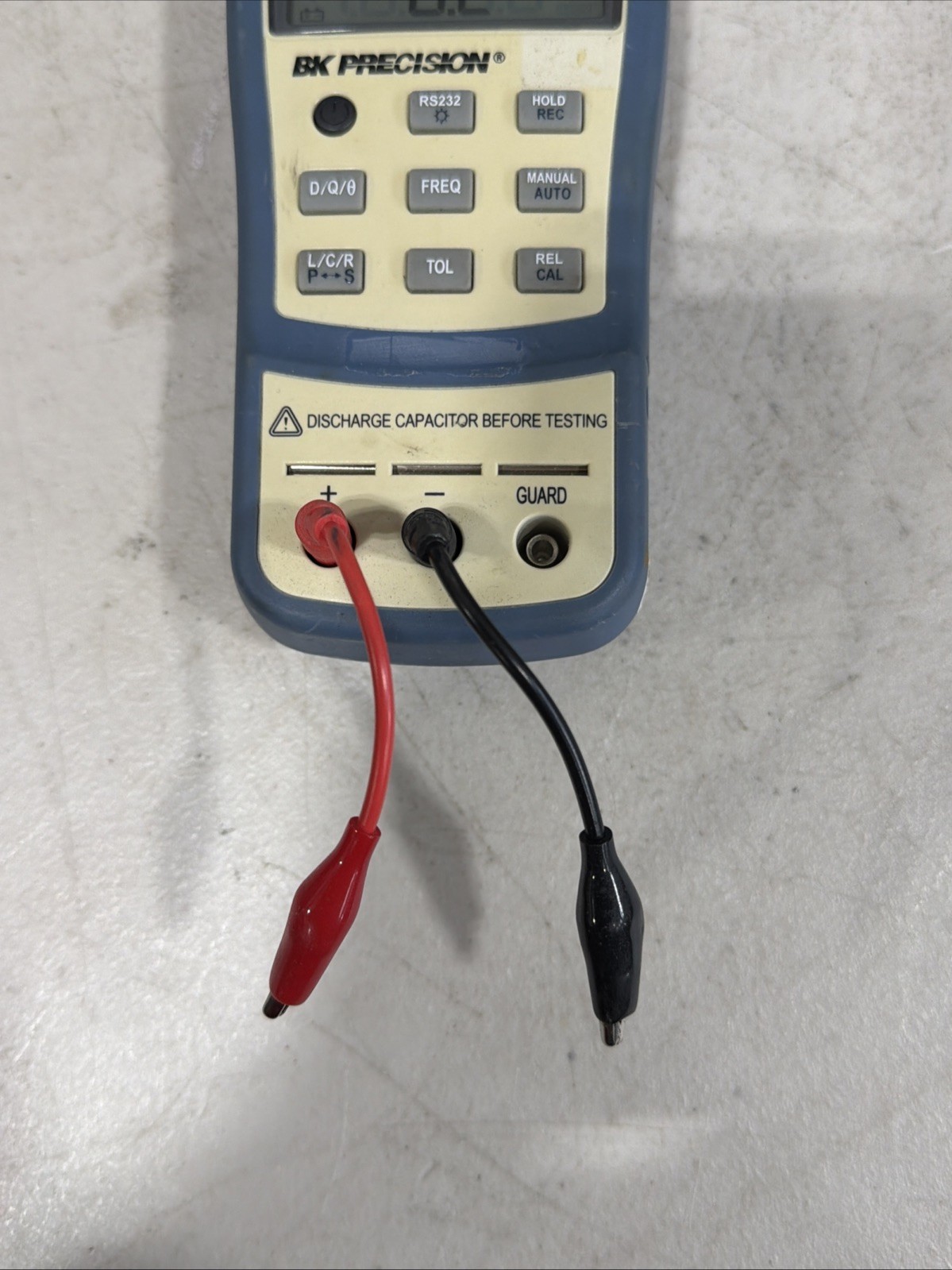 BK Precision 879 Handheld LCR Meter Tested Working w/ Test Leads & Probes