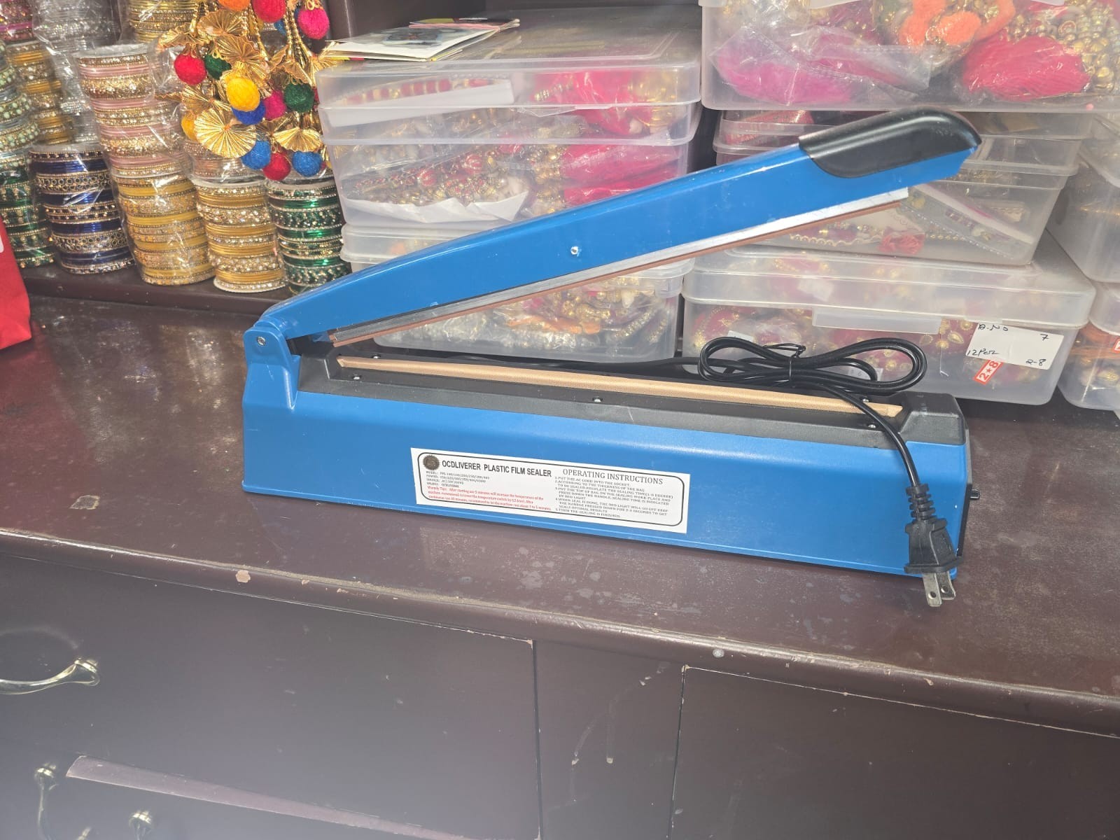 Vimi Plastic Film Sealer 200mm for PP/PE Bags Model PPS-100/150/200/250/300/400