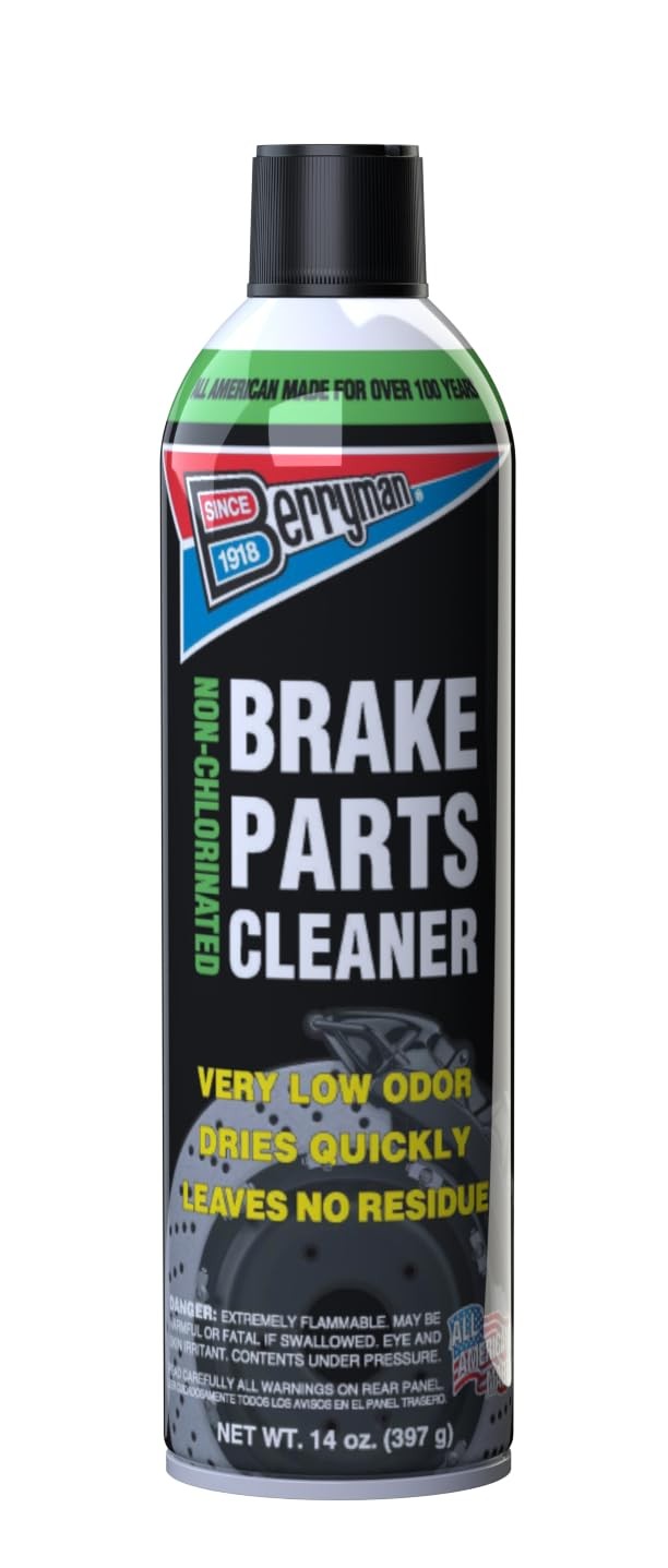 Berryman 2420 Non-Chlorinated Brake Parts Cleaner, 14 Ounce (Pack of 1)