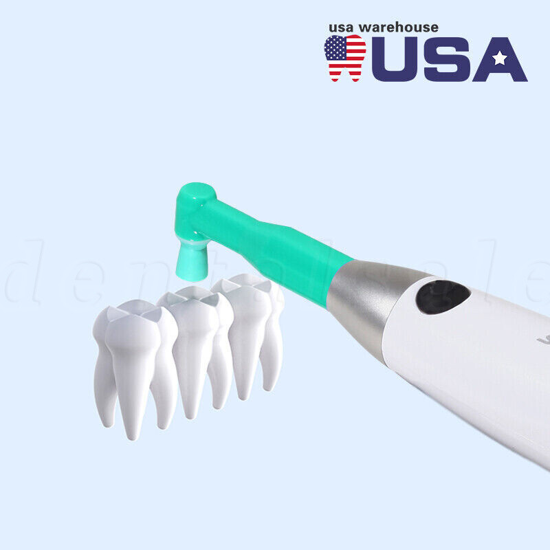 100pcs Dental Angel 90° Disposable Prophy Cup Angles Soft Latex Free Cups Green