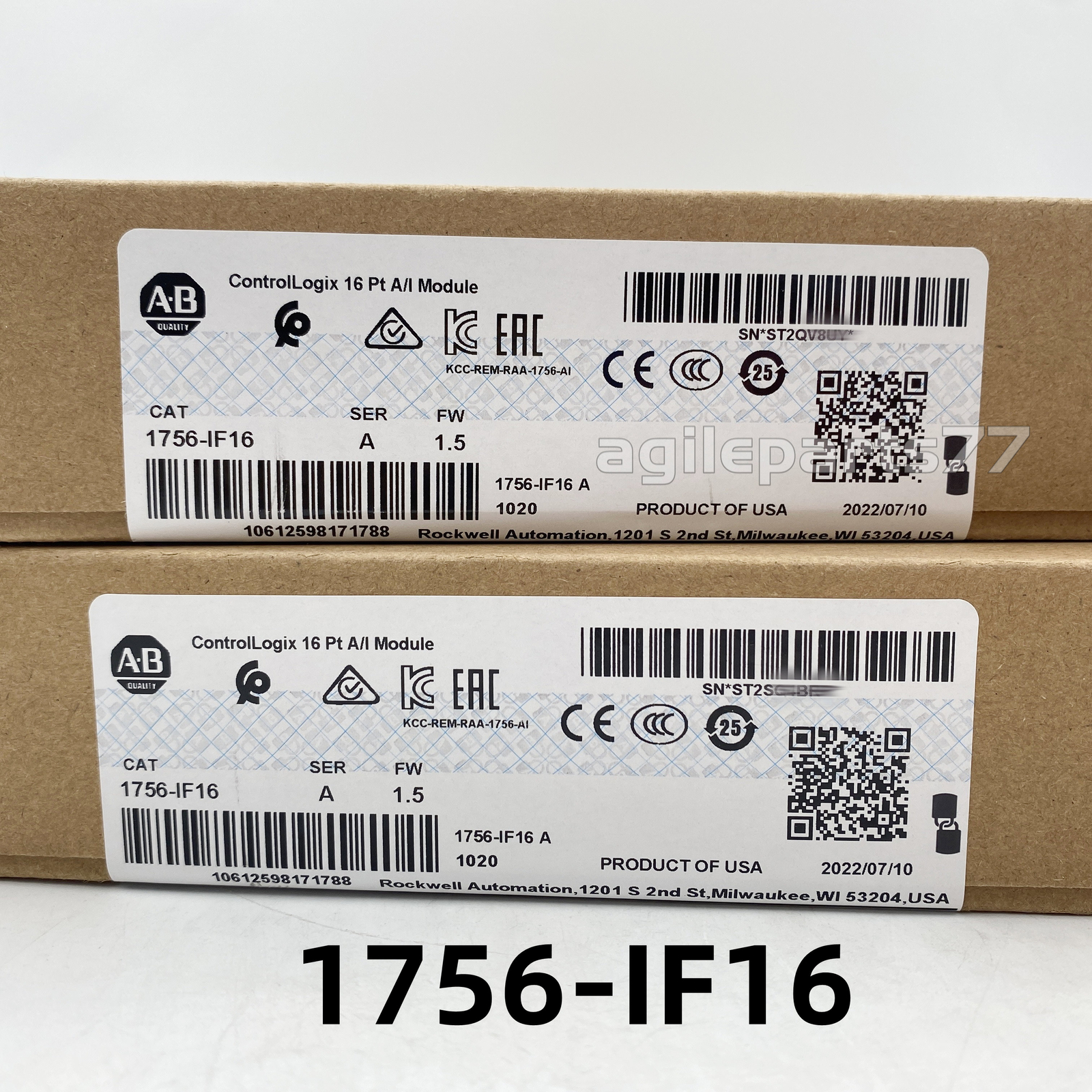 New Factory Sealed Allen-Bradley 1756-IF16 SER A ControlLogix 16 Pt Input Module
