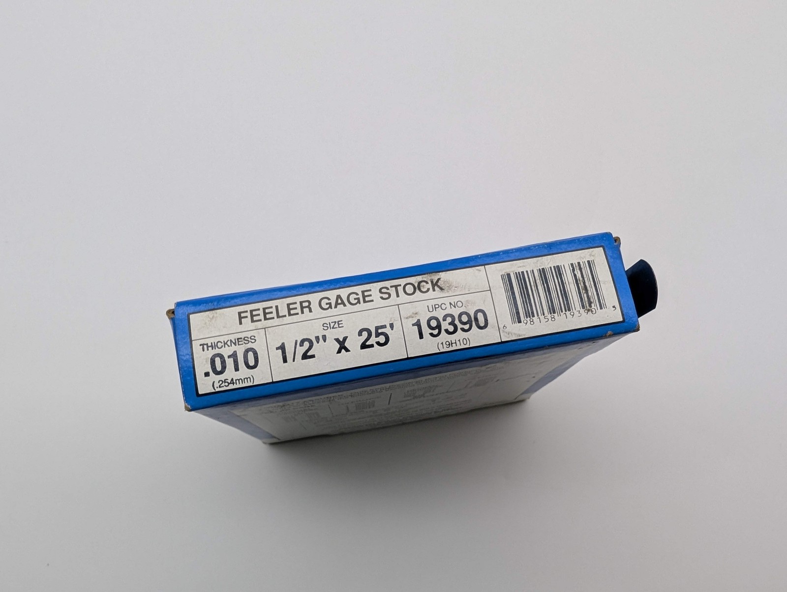 Precision Brand 19390 Steel Feeler Gauge Stock Roll 1/2″ x 25ft x 0.010″