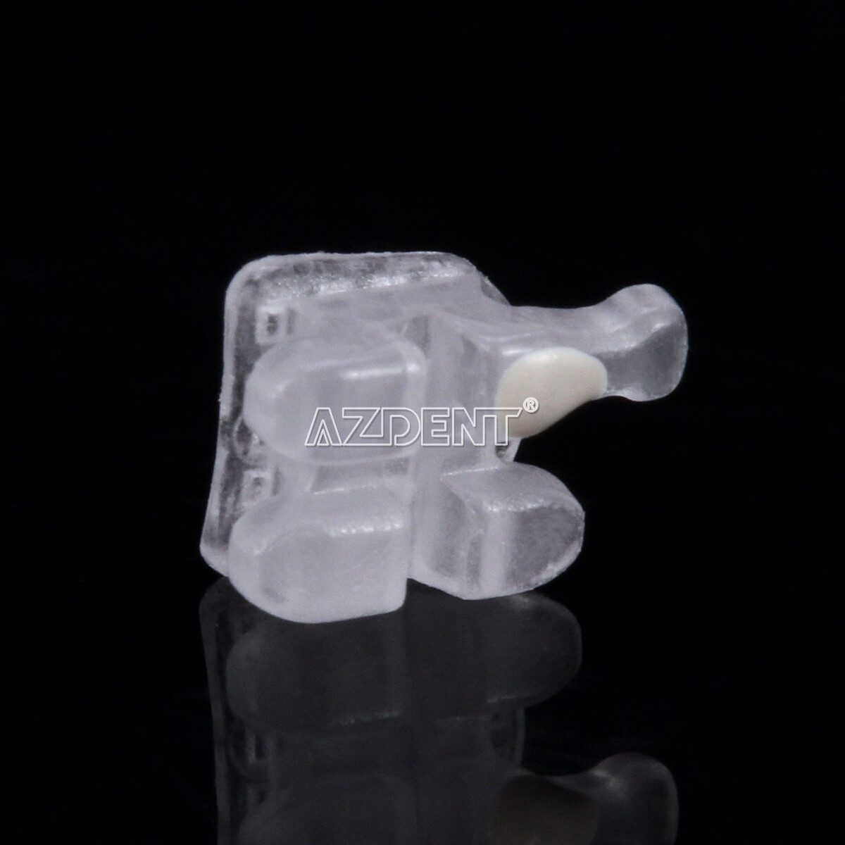 AZDENT Dental Orthodontic Ceramic Brackets 5*5 Roth MBT 022 Hooks 345 20Pcs/pack