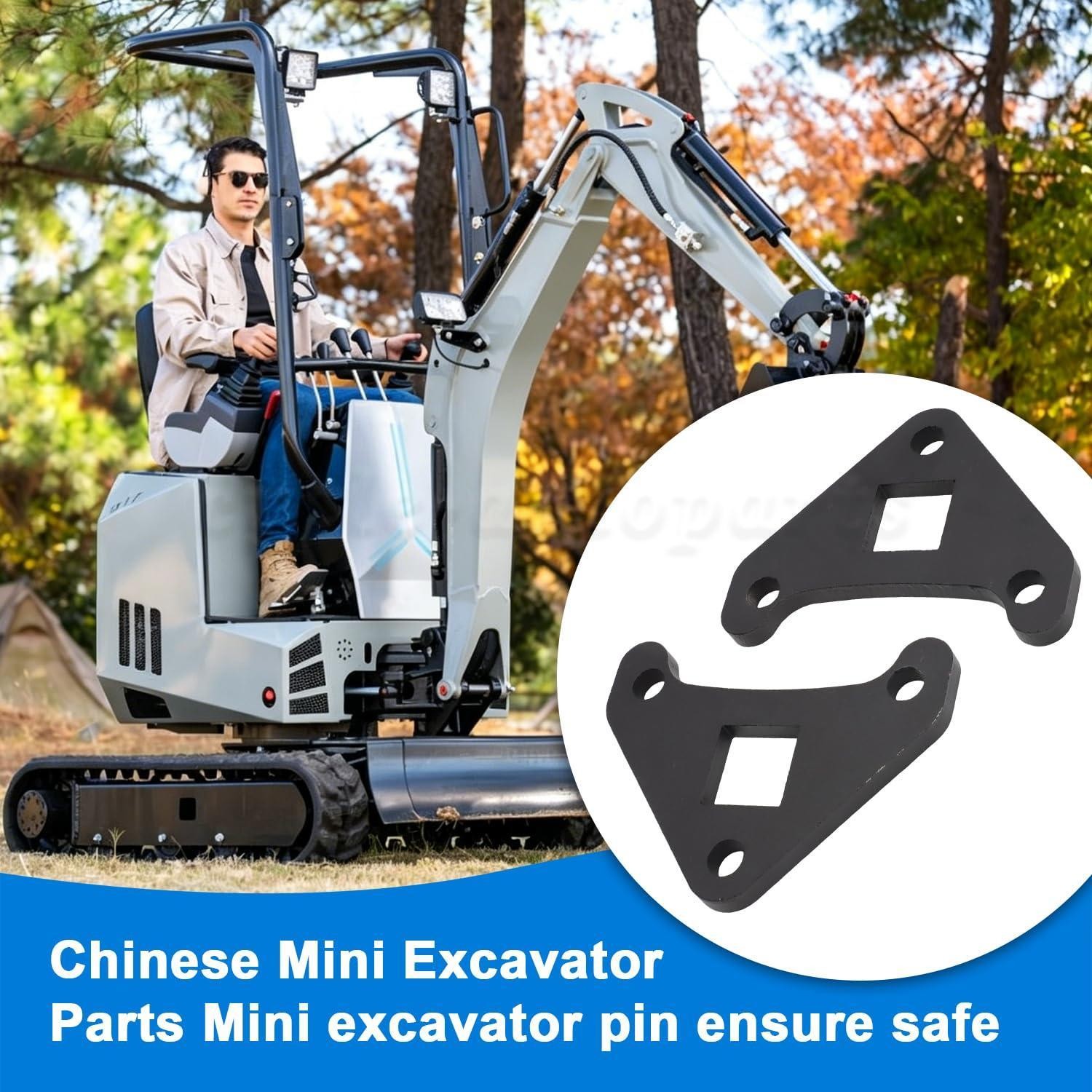 2X Final Drive Reinforcement Bracket For Mini Excavator Travel Motor Support Kit