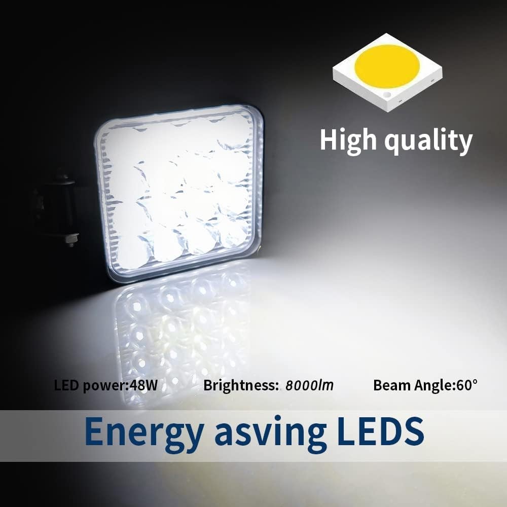 LED Head Light fit Forklift Toyota Clark Hyster Komatsu TCM Yale LED Work Light