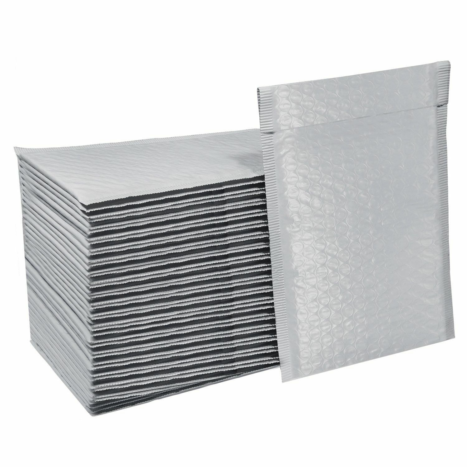 Mix Your Color 100 Poly Bubble Shipping Envelopes Mailers #000 Extra Wide 4″x8″