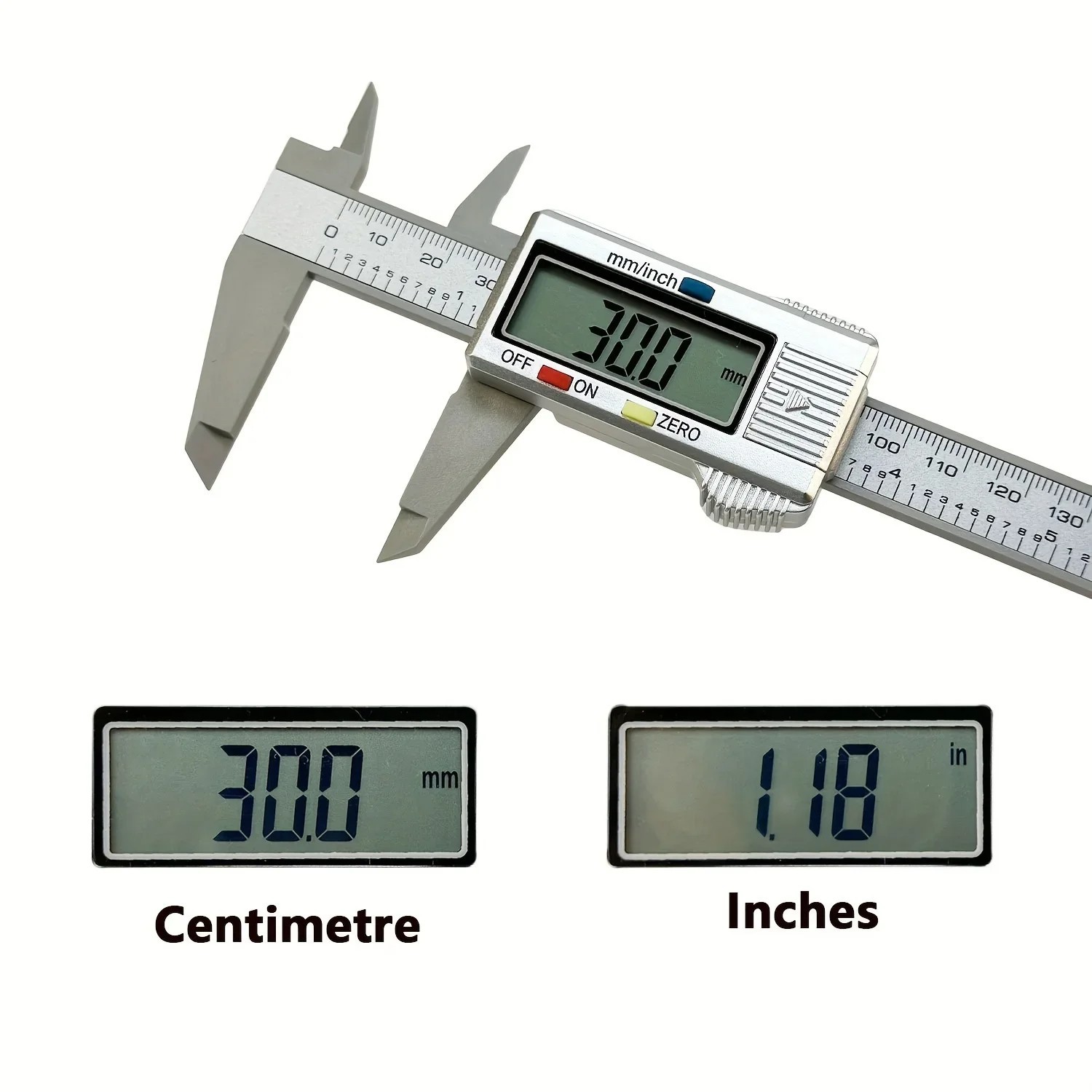 6″ 150mm Digital Vernier Caliper Metal Electronic LCD Micrometer Measuring Gauge