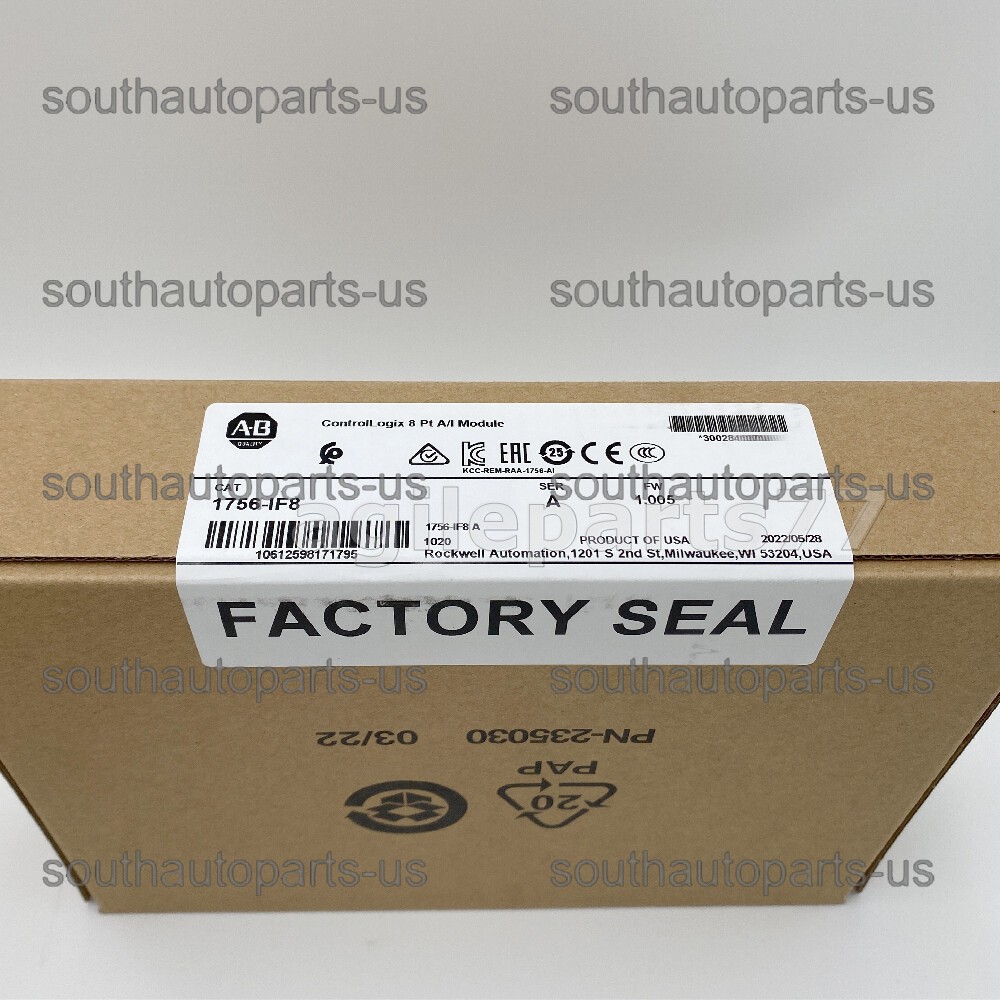 NEW OPEN BOX 1756-IF8 AB ControlLogix Point A/I Module 2023 1756IF8 US Stock