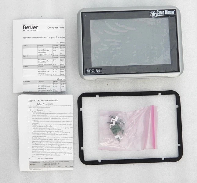 NOS BEIJER ELE. MODEL X2 PRO7-B2 OEM HMI TOUCH ENGINE ROOM PANEL 630003205 REV.5