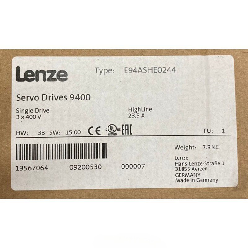 US Free TAX E94ASHE0244 LENZE Inverter E94ASHE0244 Brand New Fast Shipping