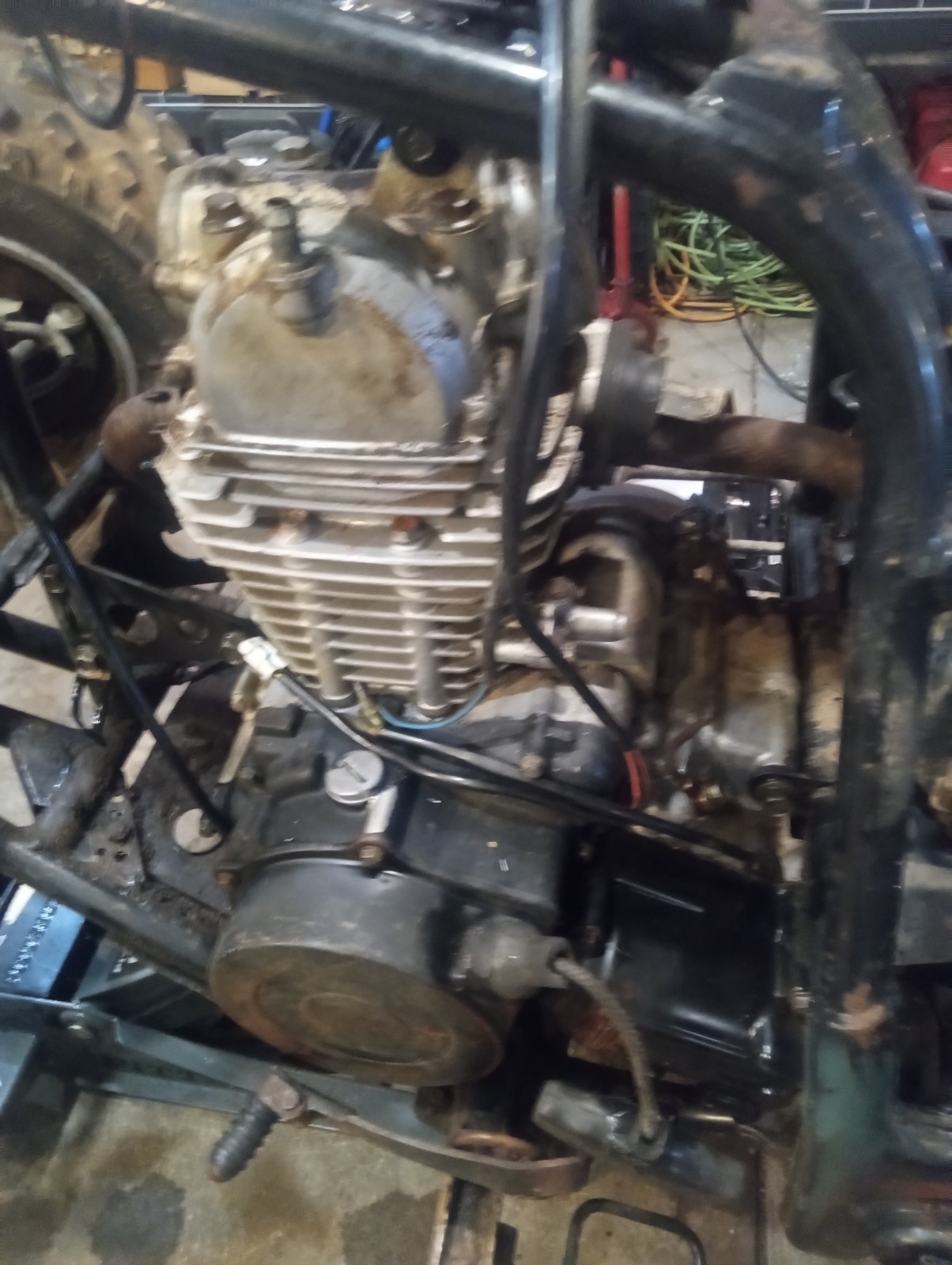 1995 Kawasaki Bayou 220 KLF220A ENGINE MOTOR