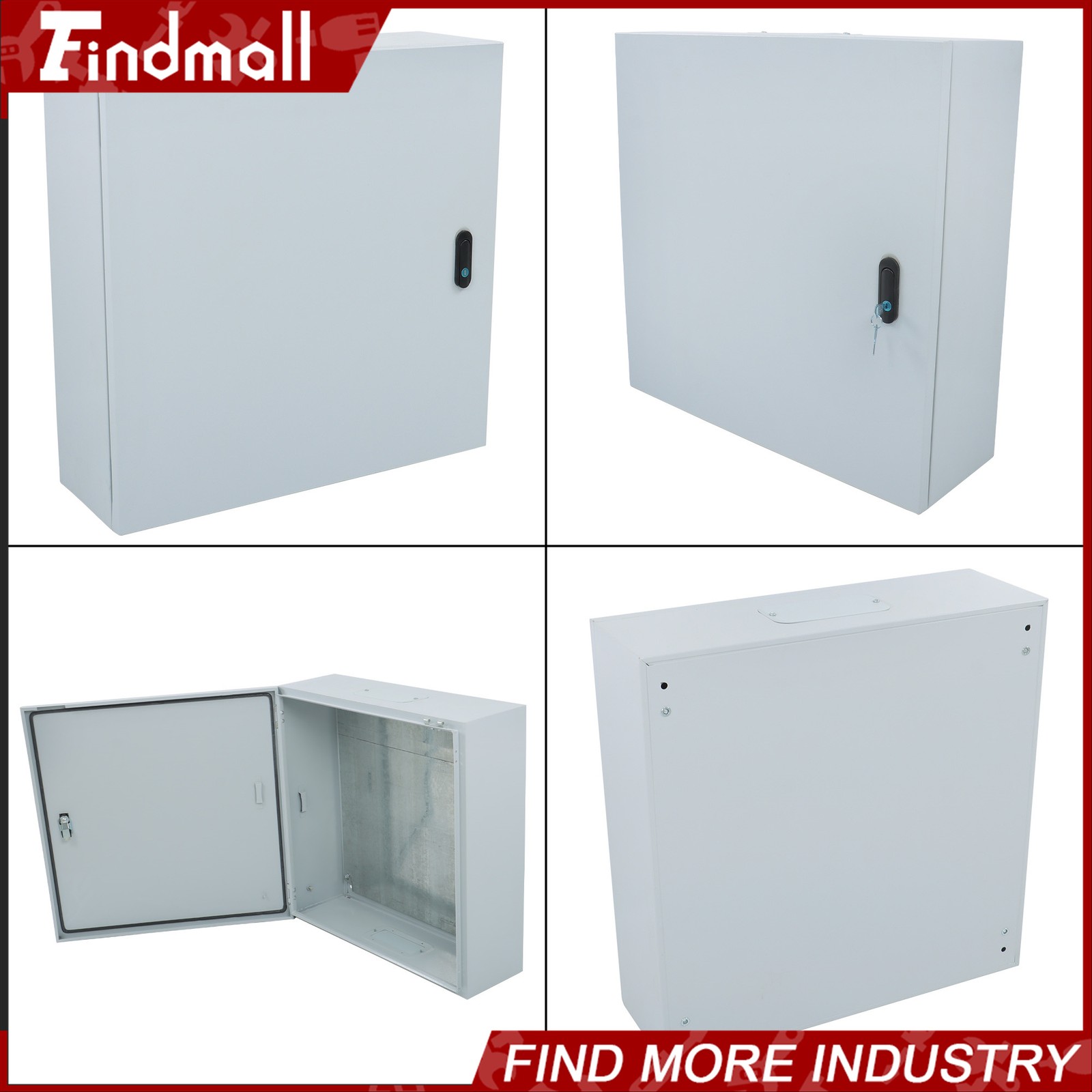 Findmall Electrical Box 24 x 24 x 8” NEMA 4X Enclosure Waterproof Junction Box