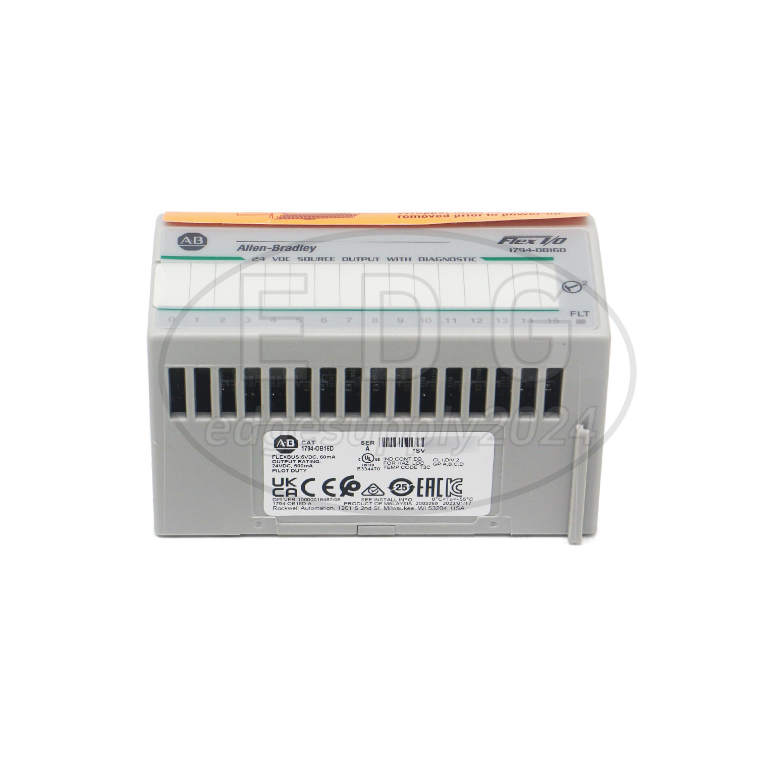 NEW Factory Sealed AB 1794-OB16D Flex I/O Source Output Module