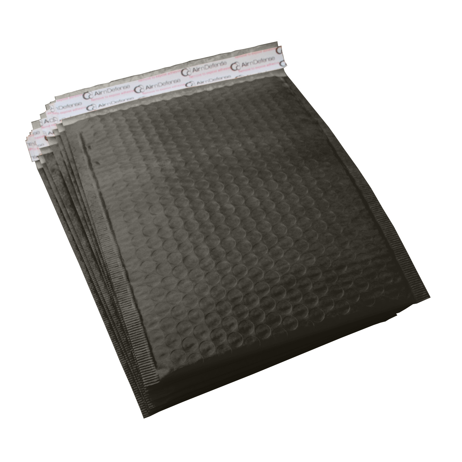 AirnDefense #2 8.5X12″ Black Poly Bubble Mailers Padded Envelope Shipping Pack