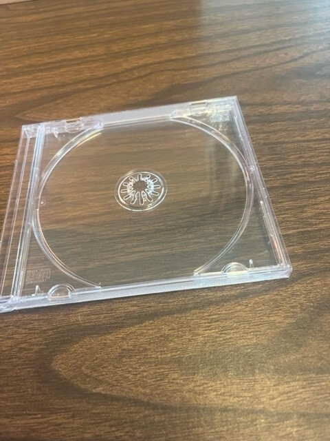 10 Standard 10.4mm Single CD Jewel Cases w Clear Tray E-KC04PK-CDA, Made in USA