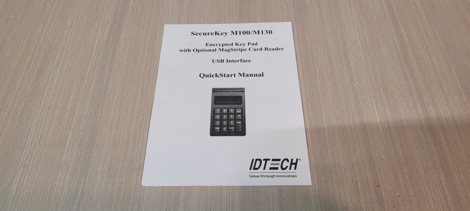 ID Tech M Series Securekey Pos USB KeyPad IDKE-504800B-M2 NEW FREE SHIPPING