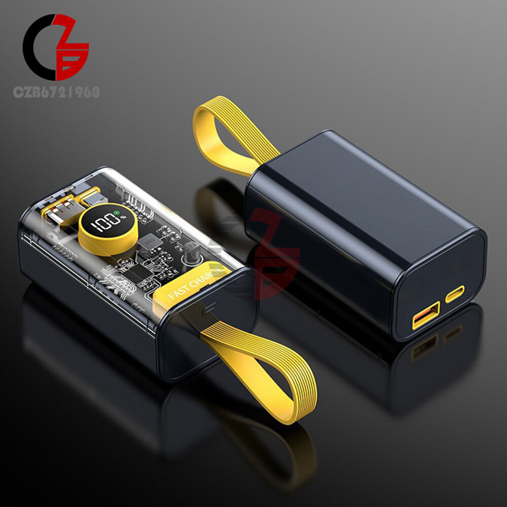 DIY Power Bank Box PD 22.5 W Fast Charging Case Portable 18650 USB Power Bank