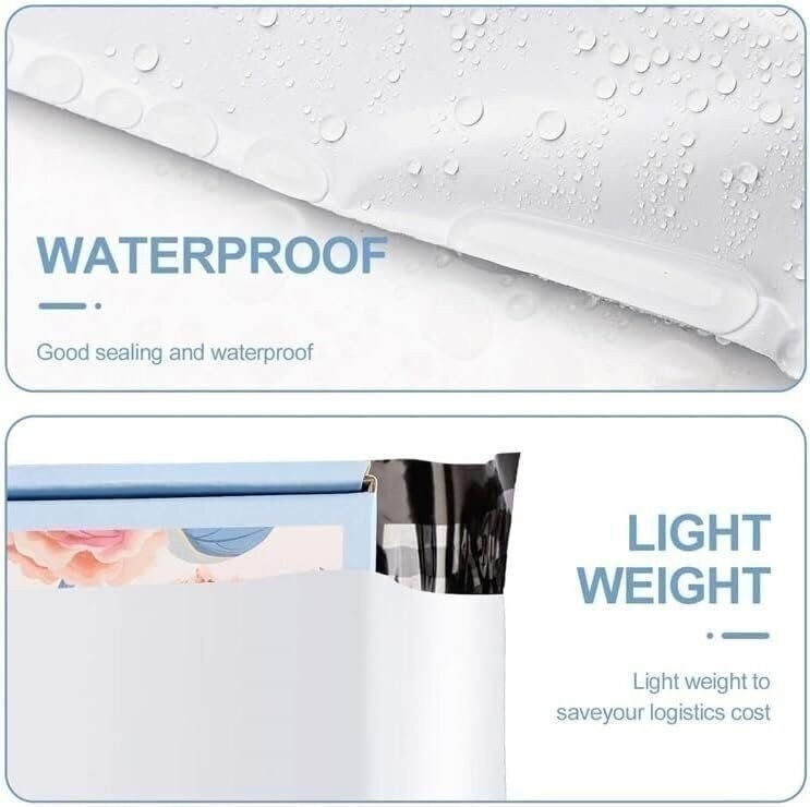 100 12×15.5 Poly Mailers Envelopes Self Seal Shipping Bags 2 Mil 12″ x 15.5″