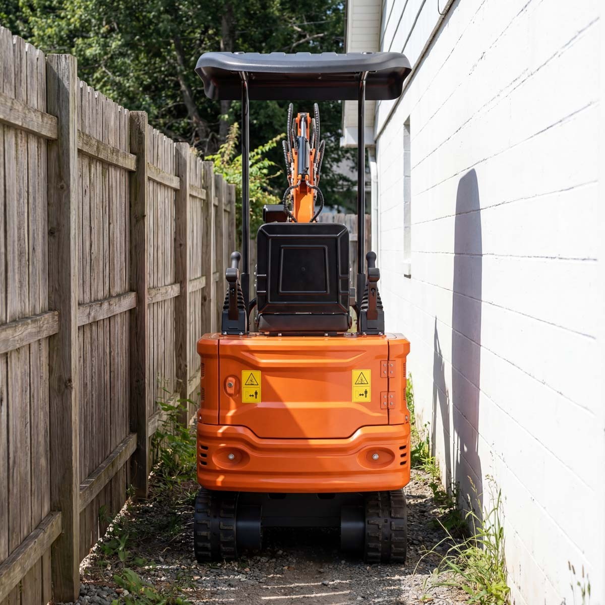 13.5HP 1 TON Mini Excavator B&S EPA Engine Hydraulic Thumb Digger, Free Shipping