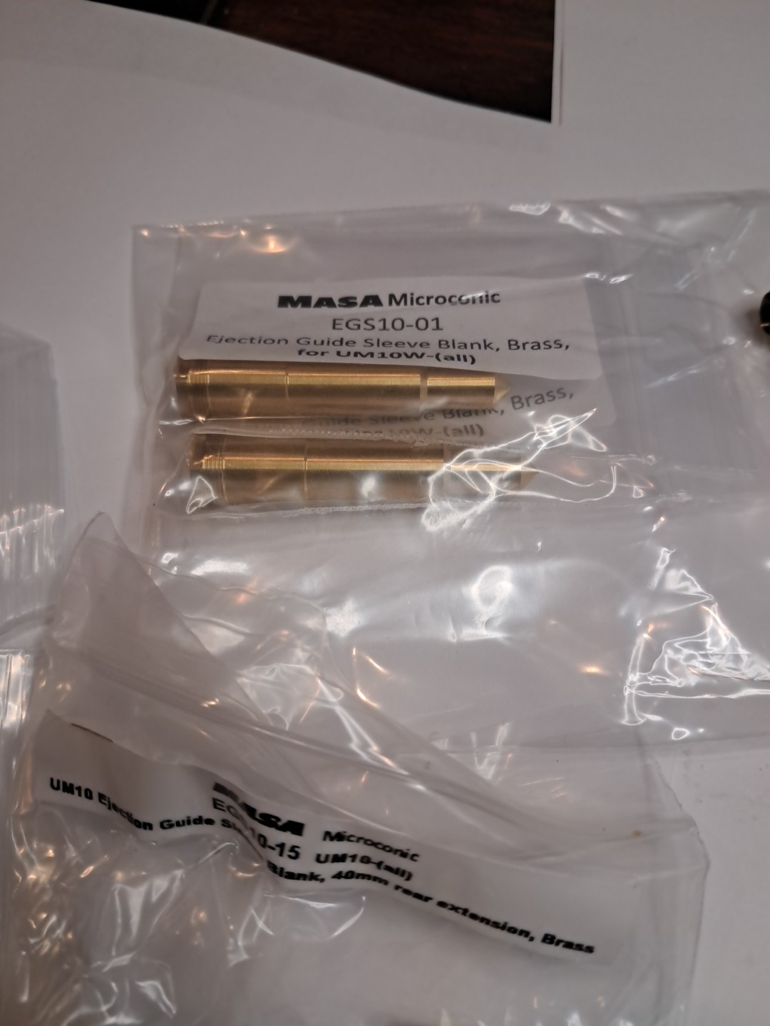 MASA Microconic Egs10 Ejection Guide Sleeve Blanks LOT of 30