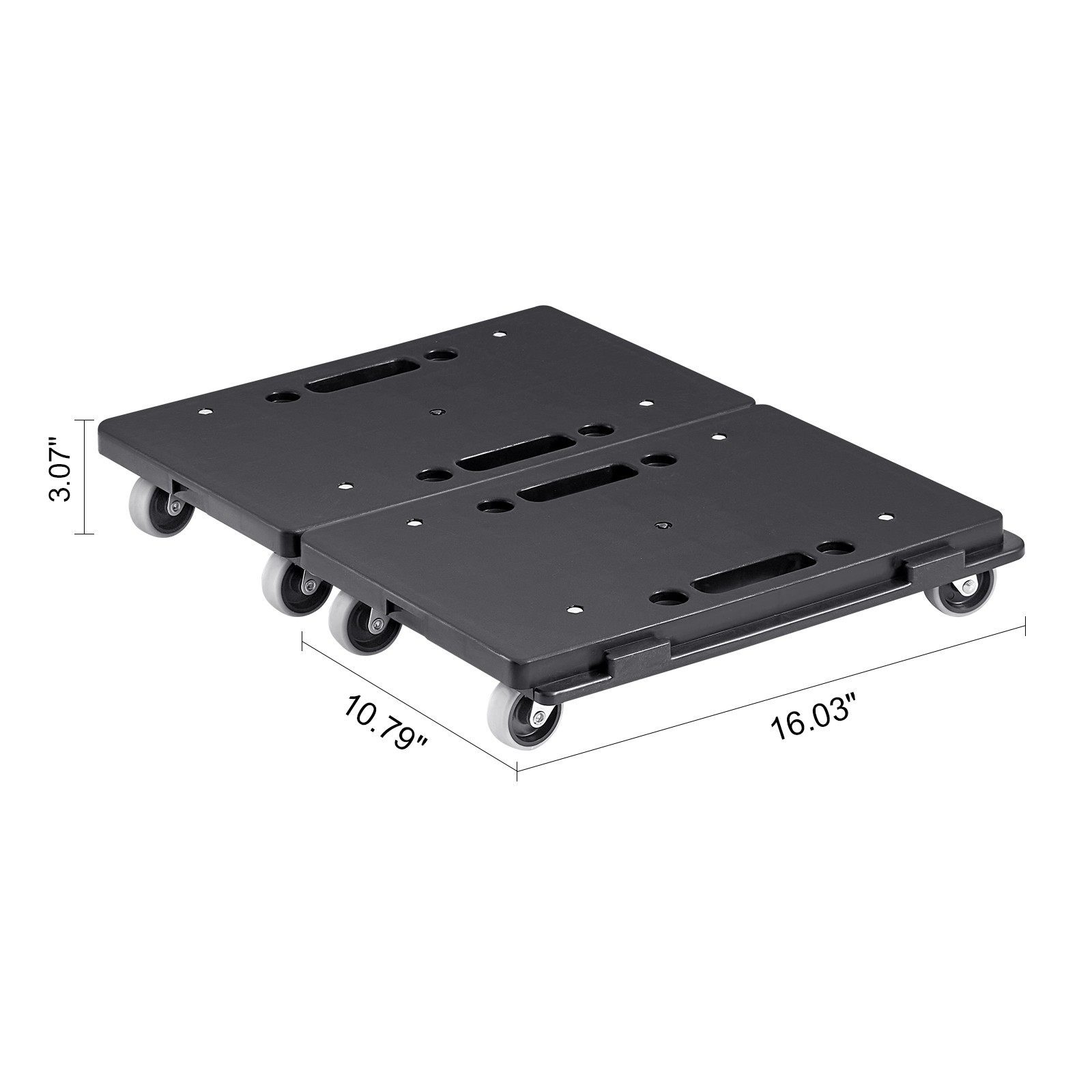 VEVOR 2PCS Platform Dolly Interlocking Edge Furniture Mover 500lbs Capacity Each