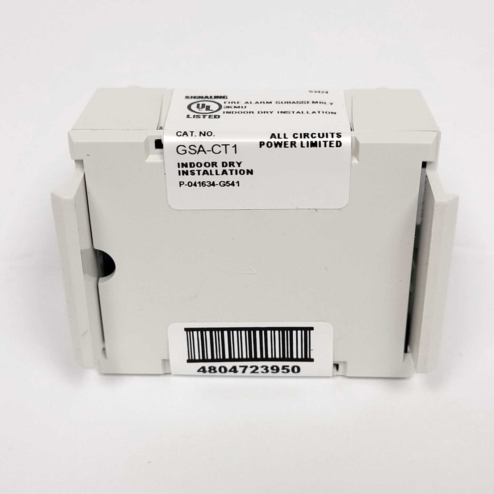 Kidde GSA-CT1 Single Input Fire Module, Analog Addressable UL/ULC Listed