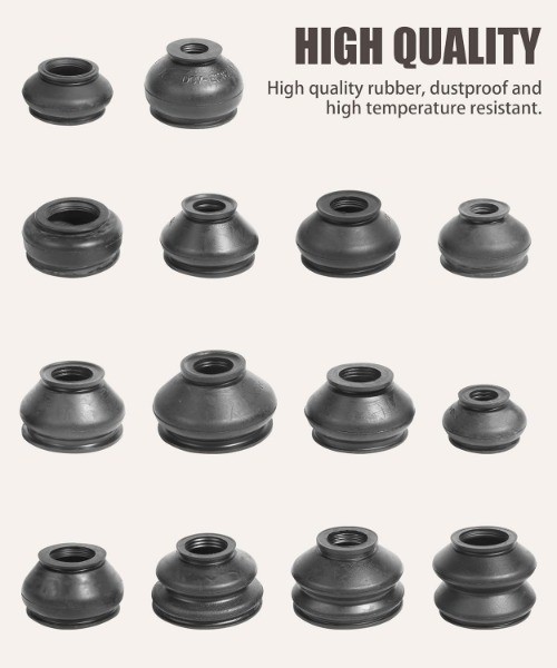 Universal Silicone Ball Joint Dust Boot Covers, 14PCS Set for Tie Rod and Ball J