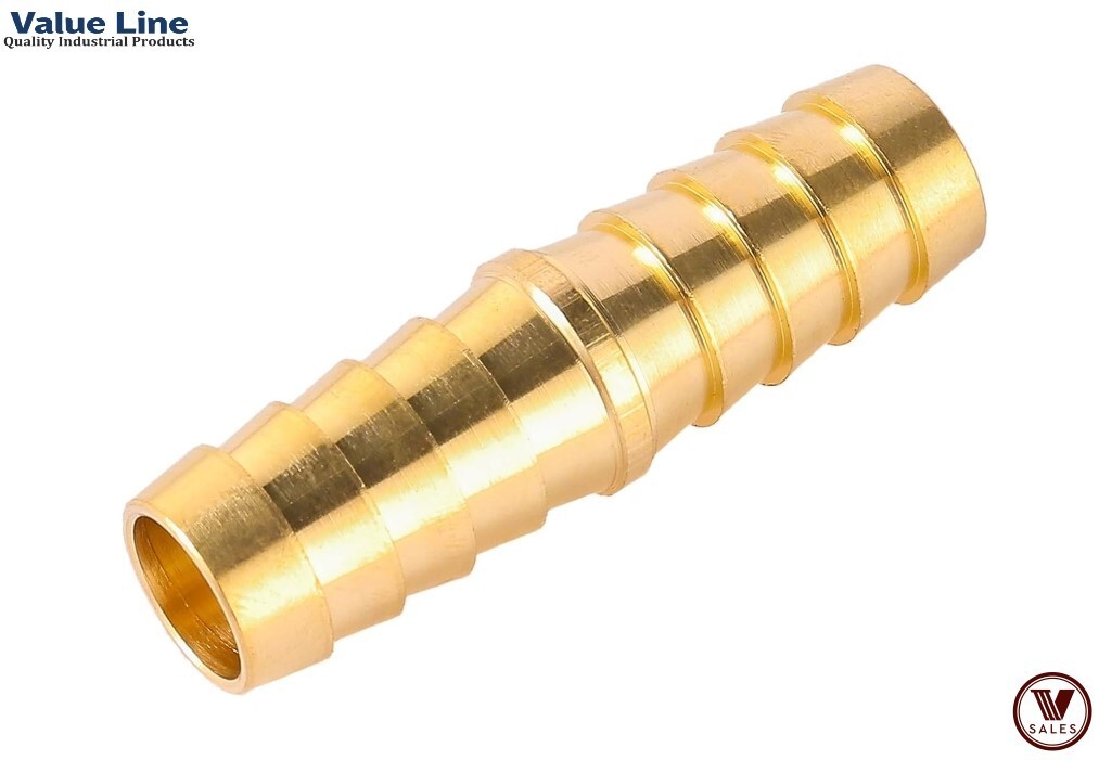 Value Line Brass Hose Mender Splicer Union, 1/2″ x 1/2″ Barb 122HBL-8 BRAND NEW!