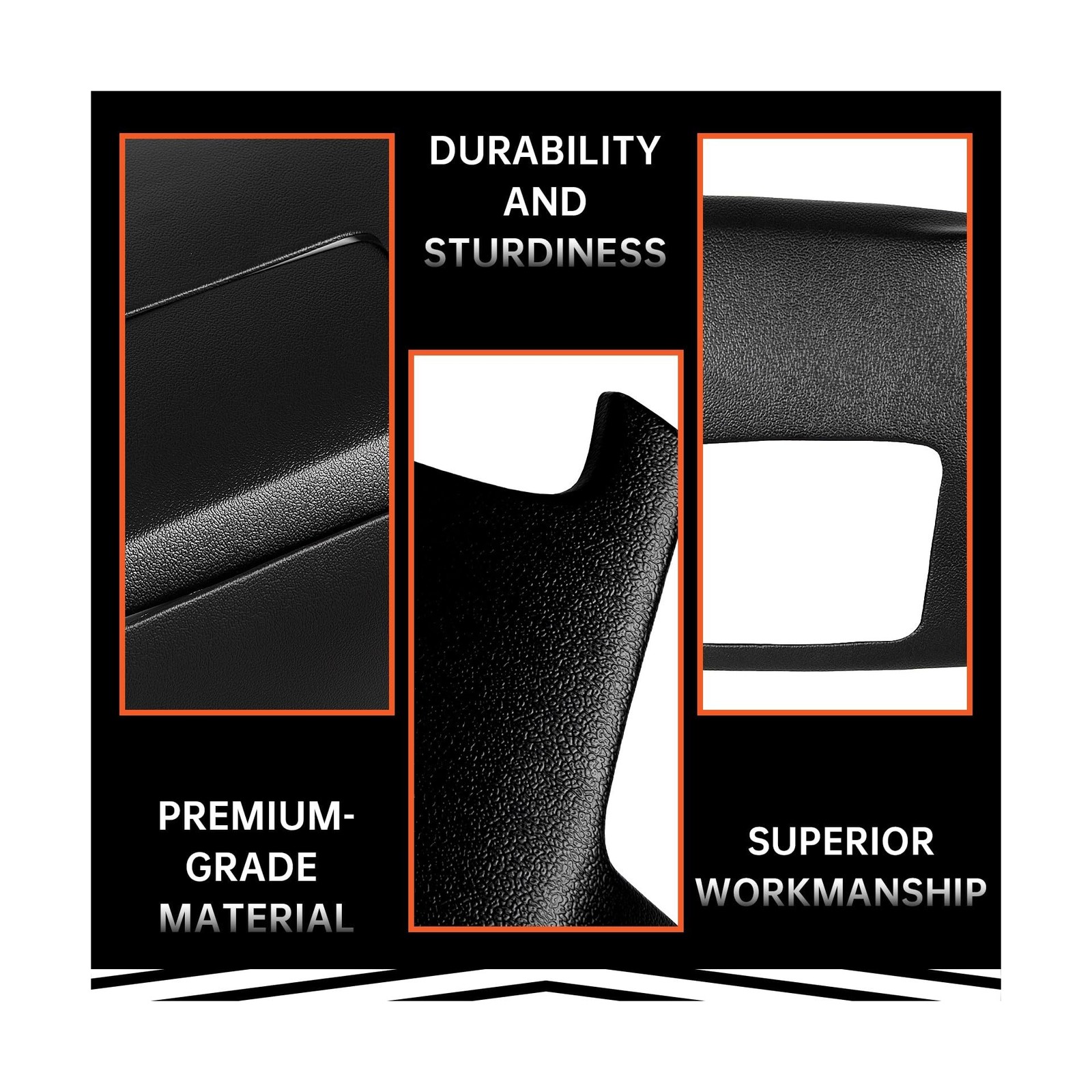 Kojem Dashboard Cover Compatible with 2003-2009 Toyota 4Runner w/Speaker Hole…