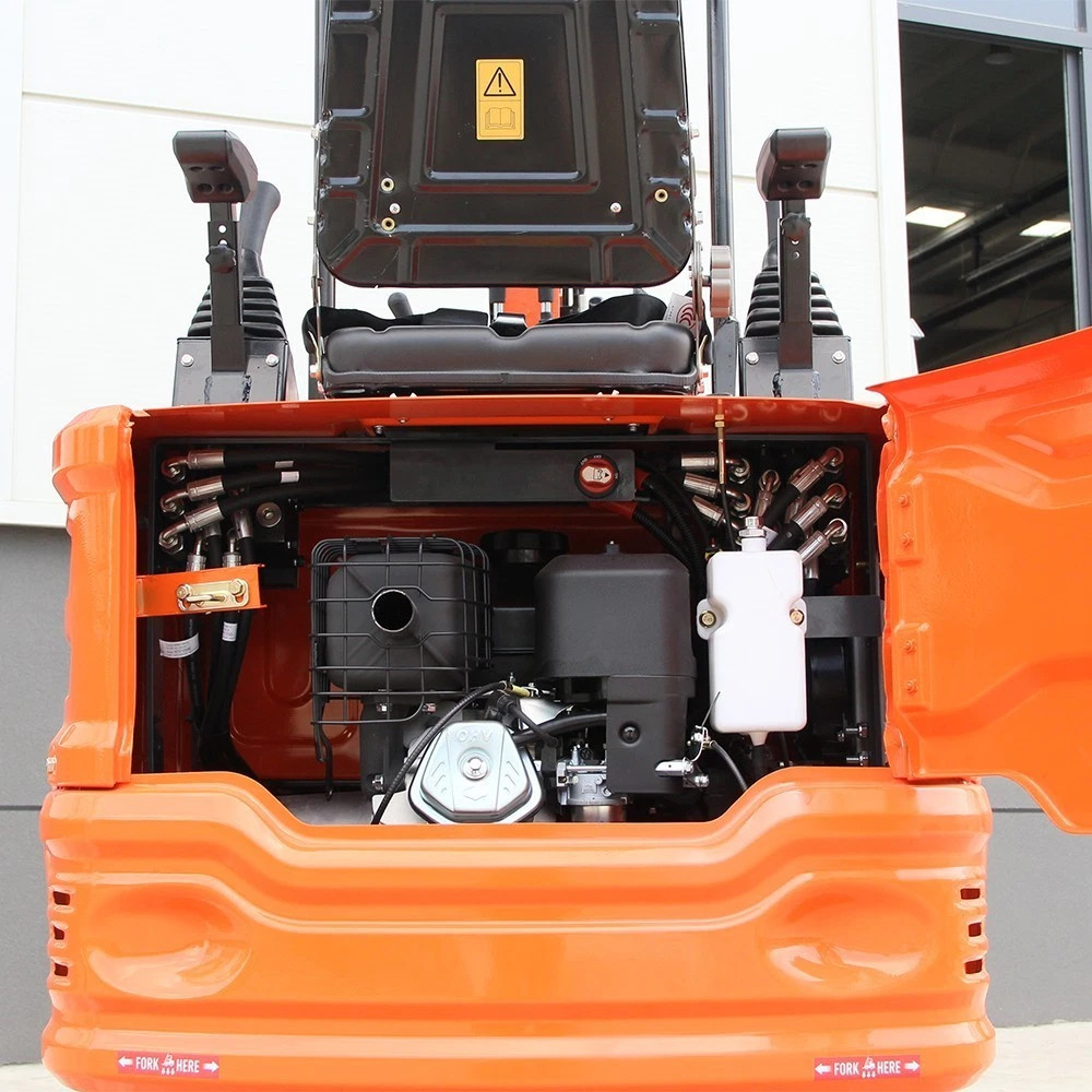 13.5HP 1 TON Mini Excavator B&S EPA Engine Hydraulic Thumb Digger, Free Shipping