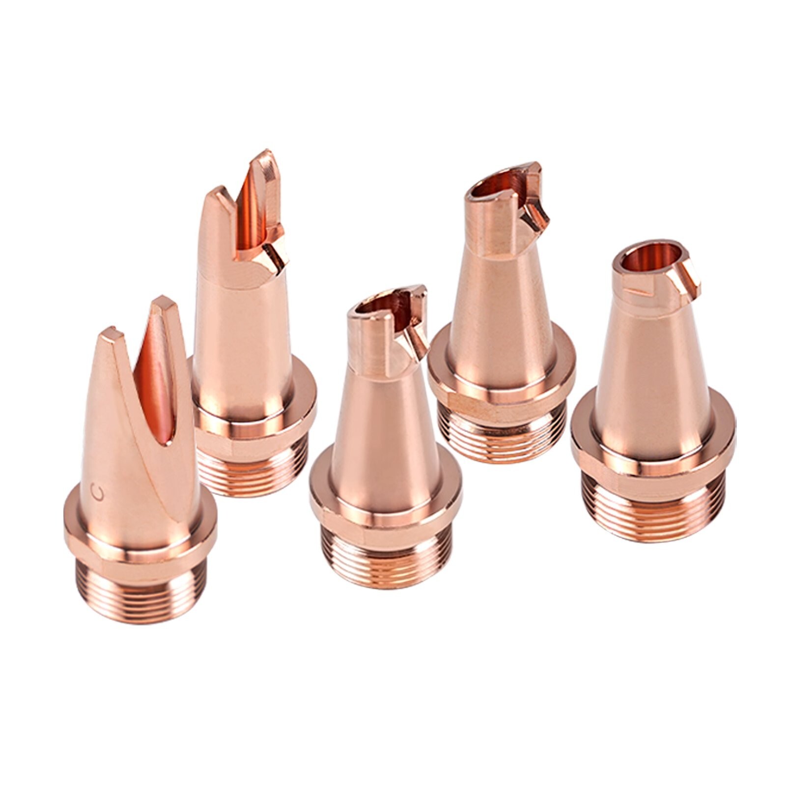 7pcs Laser Welding Nozzle +1 pc 70mm Scale Tube for Handheld Welder Wire w/box