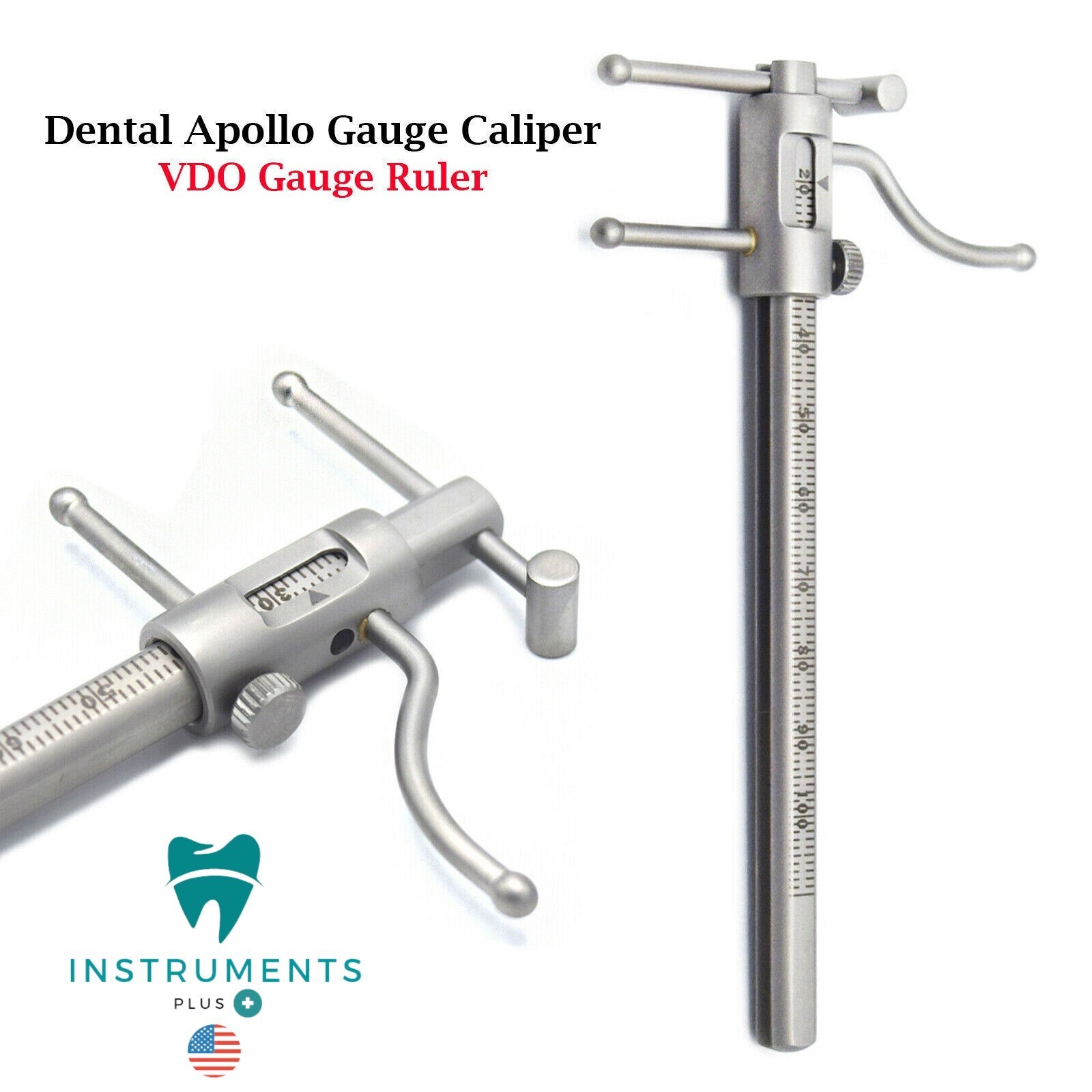 Dental VDO Gauge Premium Grade Venus Apollo Prosthodontics Gauge Ruler HD