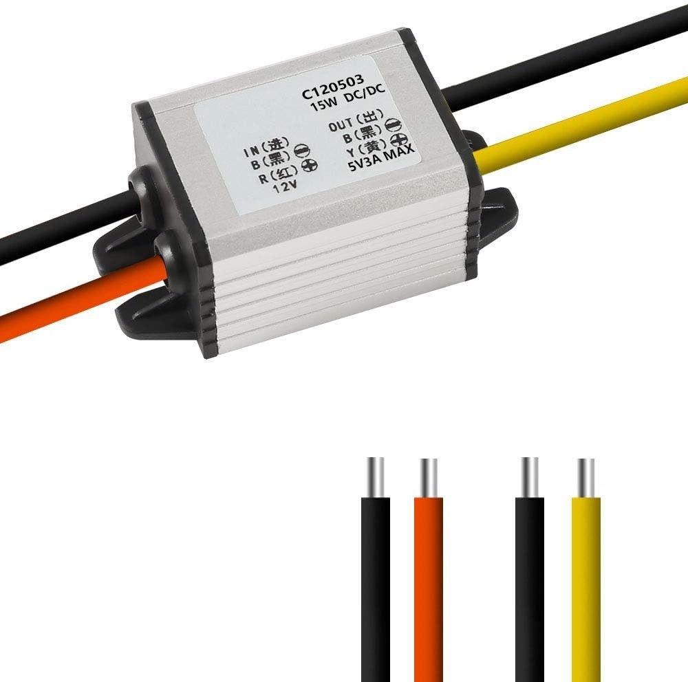 12V to 5V Waterproof DC Step-Down Converter for Automotive and Consumer Elect…