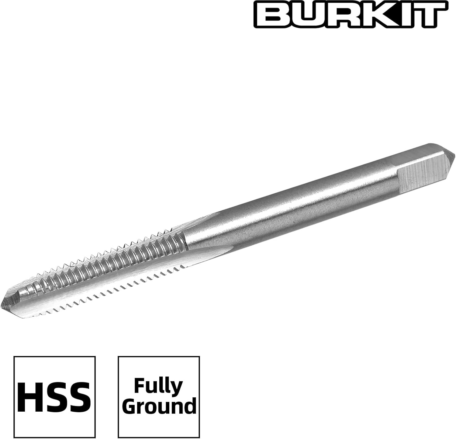 2Pcs 1/4″-28 UNF Thread Tap Right Hand, HSS 1/4 X 28 UNF Straight Fluted Machine